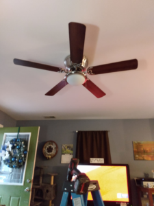 Ceiling fan installation or repair service by Gemini Electric Company LLC in Louisville, KY.