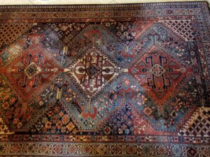 A beautifully cleaned and vibrant area rug, showcasing the work of Advanced Floor Cleaning, Inc. in Elgin, IL