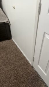 A clean brown residential carpet after professional cleaning by GTS future cleaning services in Los Angeles, CA