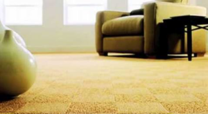 A freshly cleaned, light-colored carpet in a residential room by Carpet Clean Oahu in Honolulu, HI.