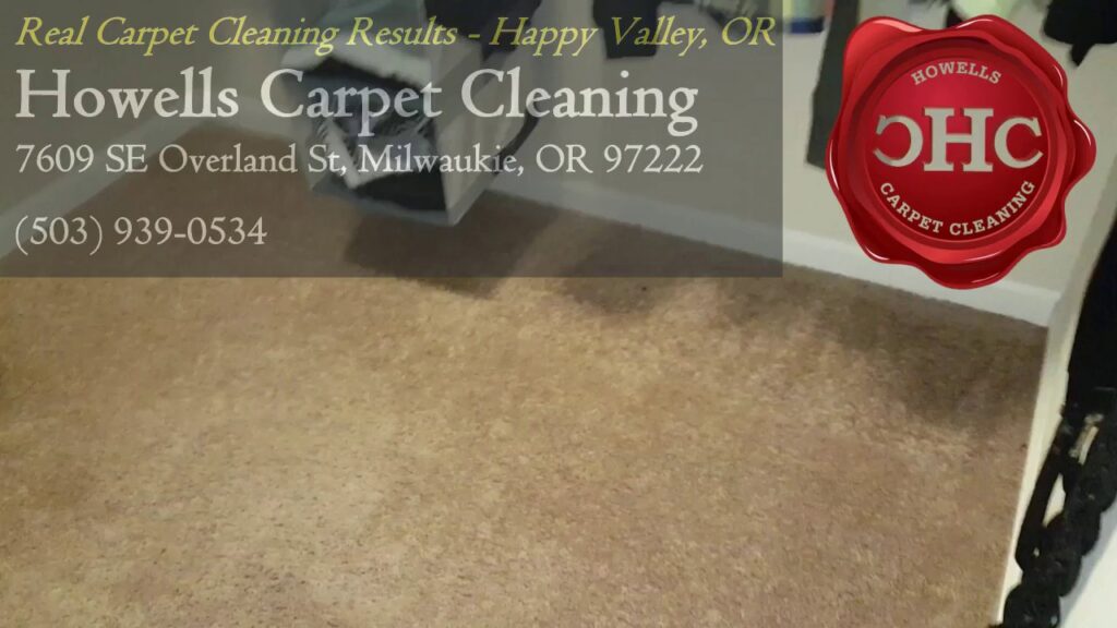 A freshly cleaned carpeted room, showcasing the results of Howells Carpet Cleaning in Milwaukie, OR.