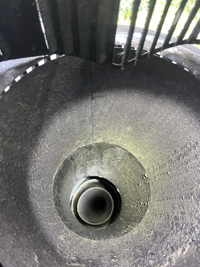 A view inside a clean chimney flue with a visible liner, maintained by Heartland Chimney Sweeps LLC in McCall, ID.