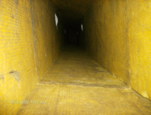 Interior view of a clean HVAC air duct, showcasing quality work by Air Essentials in Madison, AL