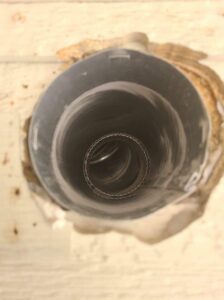 The clean interior of an HVAC duct after professional service, provided by Aero Brush Duct Cleaning in Billings, MT.