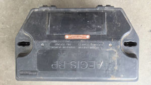 A closed Aegis-RP bait station used for pest control by Armstrong's Wildlife Solutions in Rochester, NY.