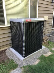 A Coleman air conditioning unit installed outside a home by JN Heating & Cooling in Eure, NC