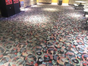 A large commercial carpeted area after professional cleaning by ISteam Carpet Care in Chattanooga, TN.