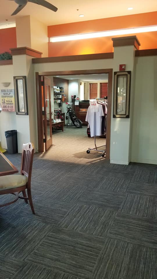 An entryway in a commercial building with professional carpet installation by Timeless Flooring in Peoria, AZ