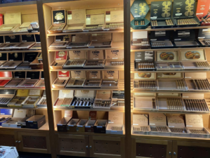 Commercial display lighting installation for multiple retail cases by Nech Electric Services Inc. in Chicago, IL.