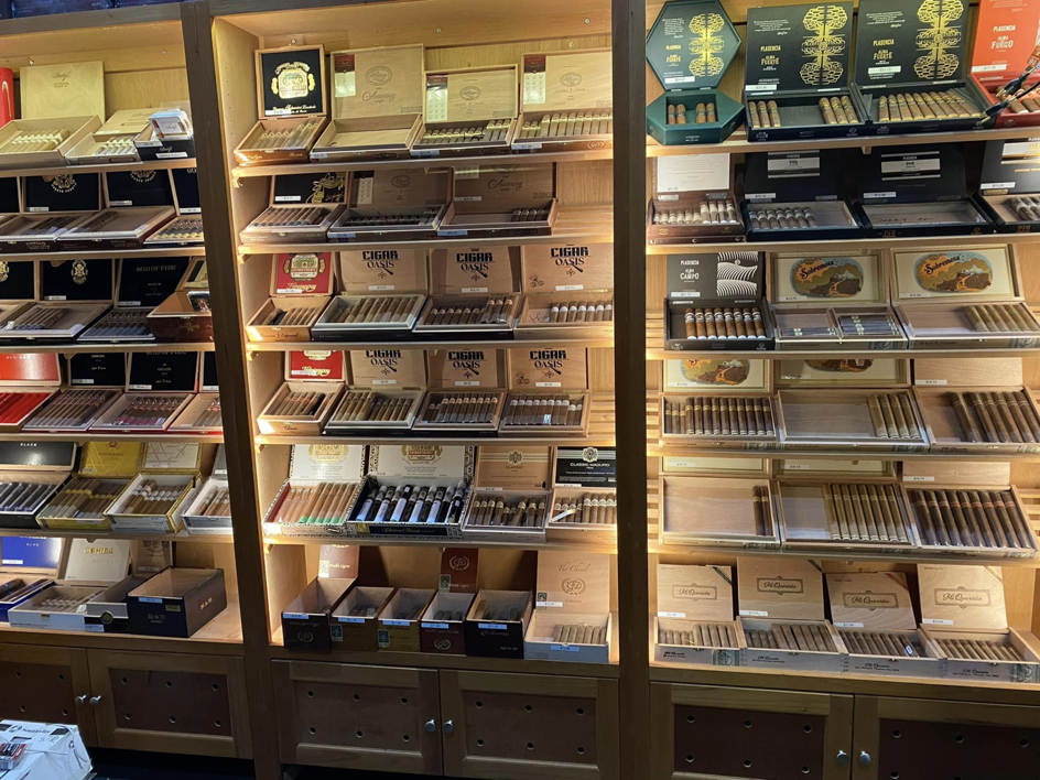 Commercial display lighting installation for multiple retail cases by Nech Electric Services Inc. in Chicago, IL.