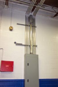 Commercial electrical conduit and panel installation by D&T Electric LLC, ensuring safe and efficient power in Lancaster, PA.