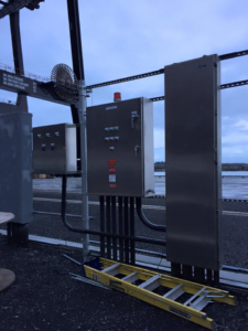 Commercial electrical control panels and conduit wiring installed by Local Electric Inc. in Kodiak, AK