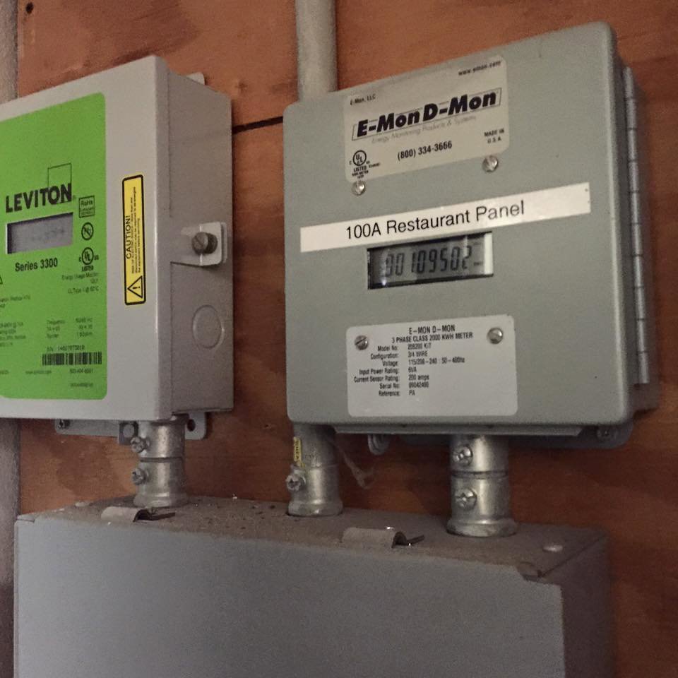 Commercial electrical meter and panel installation for a restaurant by Allied Electric Company of Minnesota in Minneapolis, MN