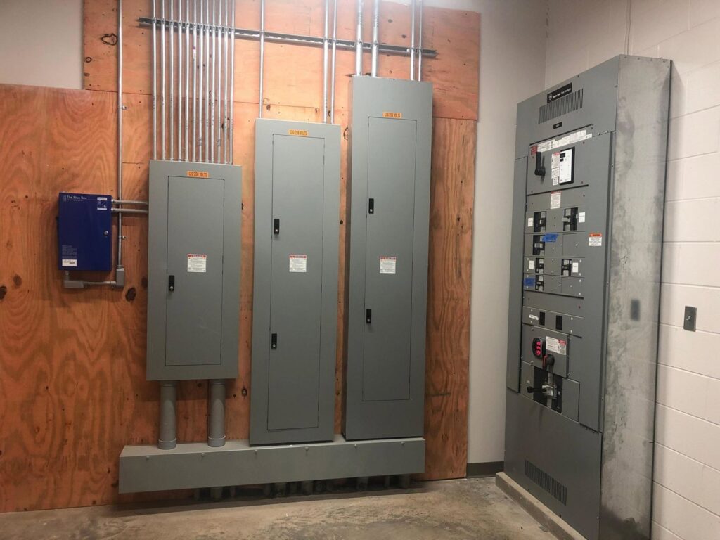 Commercial electrical panels and switchgear installed by Pro 1 Electric, Inc. in Parkersburg, WV
