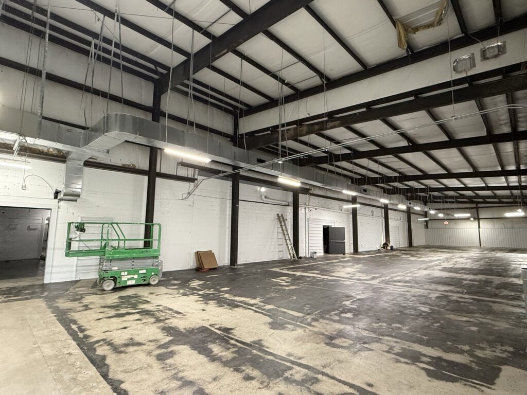 New commercial HVAC ductwork installation in a large building by Infinite Comfort in Youngsville, NC.