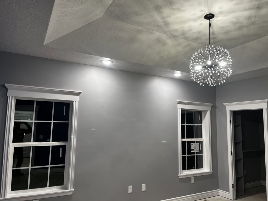 Commercial or industrial conduit and lighting installation in a large building by High Country Electric in Green River, WY.