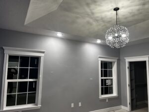 Commercial or industrial conduit and lighting installation in a large building by High Country Electric in Green River, WY.