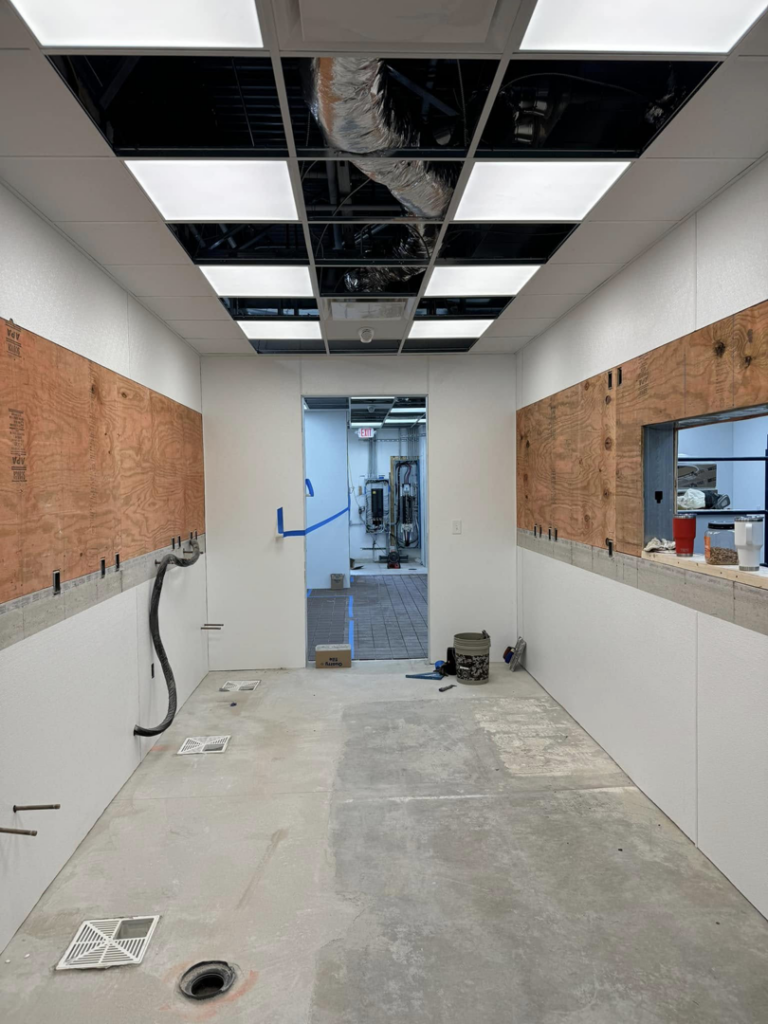 Commercial lighting installation and electrical infrastructure in De Leon springs, FL by Power Electric.