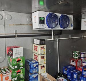 Commercial refrigeration unit installed in a walk-in cooler by NewEra Mechanical LLC in New Britain, CT