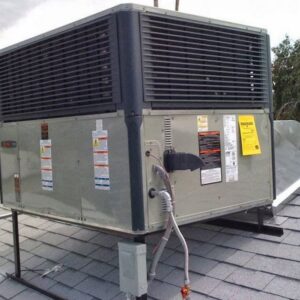 A large commercial rooftop HVAC unit, installed or maintained by Dodson A/C & Appliance in Biloxi, MS.