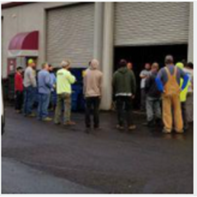 Newly installed commercial rooftop HVAC units on a building by JNB Mechanical Inc. in Vancouver, WA.