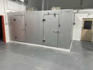 Commercial walk-in freezers installed by CC Mechanical in Portland, ME.