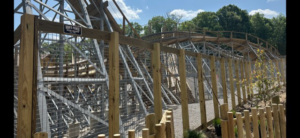 A commercial wood and chain-link fence installation by Van's Fence in Kansas City, MO.