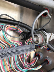Complex electrical panel wiring being serviced by Southern Electrical Services in Houma, LA