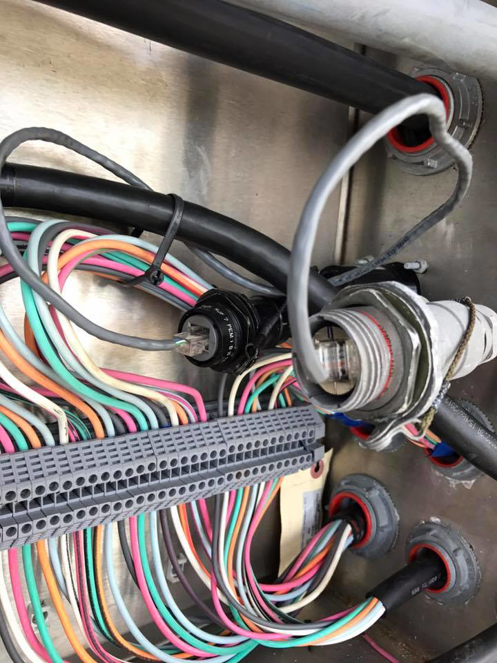 Complex electrical panel wiring being serviced by Southern Electrical Services in Houma, LA