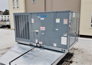 A Daikin commercial rooftop HVAC unit installed by 9-1-1 Heating & Air, LLC, providing efficient climate control in Milwaukee, WI.
