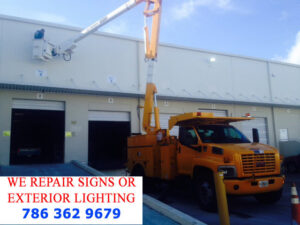 A close-up of a damaged circuit breaker inside an electrical panel by Alex All Electric Co. in Miami, FL.