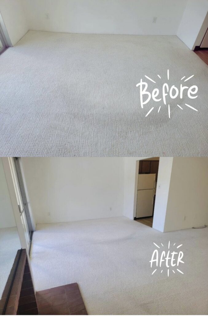 A dark grey carpet showcasing intricate cleaning patterns after a professional service by Hill's Magic Carpet Cleaning in Colorado Springs, CO.