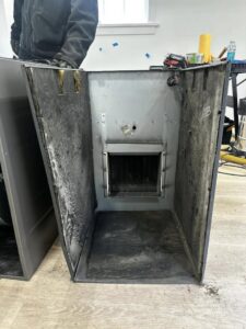 A dirty air handler interior showing the need for HVAC maintenance from JN Heating & Cooling in Eure, NC