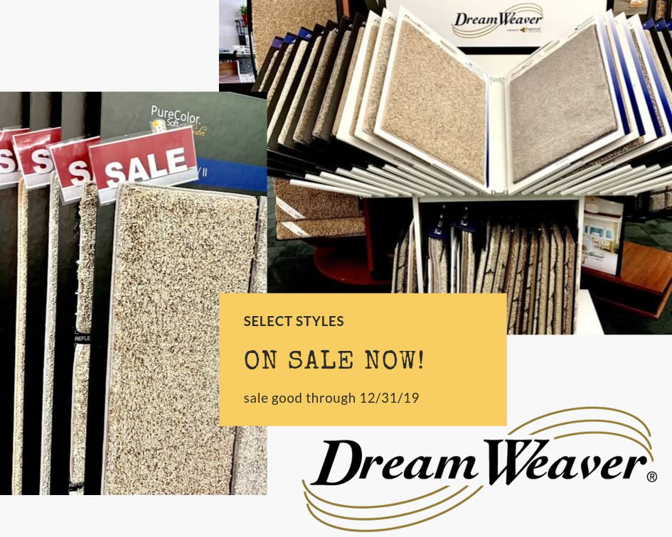 DreamWeaver carpet samples on sale at BK The Floor Store of Nebraska, a carpet contractor in Columbus, NE.