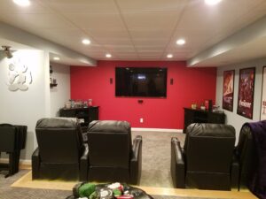 Dual electrical meter installation with conduit on the exterior of a house by Gurley Electric LLC in Churchville, MD