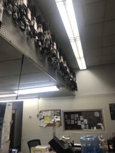 A close-up of an electric motor's rotor and windings, showing components for repair by Caddell Electric Co Inc in Dallas, TX