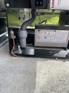Electrical battery and wiring installation with grounding inside an outdoor control box by MG ELECTRIC INC in Lauderhill, FL