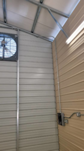 Electrical conduit and lighting installation in a commercial building by A.C. Electrical in Sumter, SC.