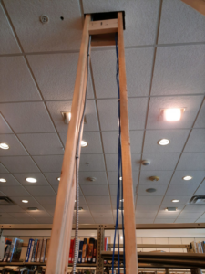 Electrical conduit and wiring being installed in a ceiling by Ostberg Electrical Solutions in Idaho Falls, ID.