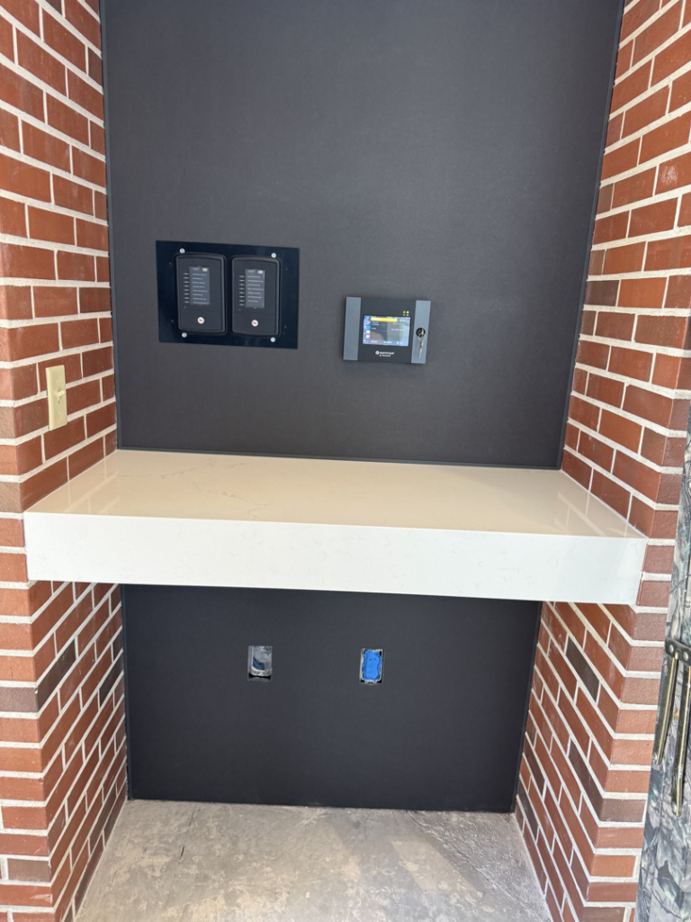 Electrical control panels and wiring being installed by John Murphy, Jr. Electrical Construction & Engineering, Inc. in Rockland, MA