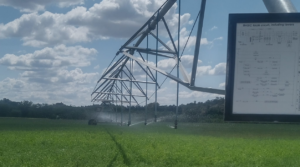 An electrical circuit diagram for an irrigation system, showcasing services by WM Elektries & Verkoeling in Dendron, South Africa.