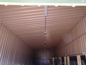 An interior view of a building showing new electrical lighting installation by Mr. Electric of Montgomery County Alabama in Montgomery, AL.