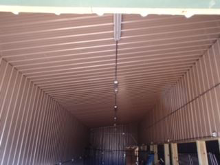 An interior view of a building showing new electrical lighting installation by Mr. Electric of Montgomery County Alabama in Montgomery, AL.