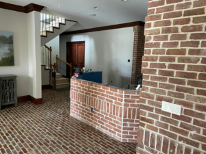 New electrical outlets and wiring being installed in a home by Heritage Electric in Bluffton, SC.