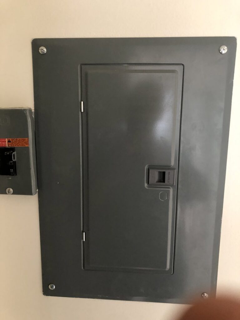An electrical panel (breaker box) installed or upgraded by The Dorky Electrician, LLC in Coplay, PA