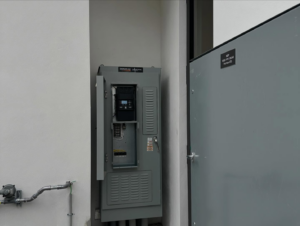 An electrical panel installation by Tri-Systems Group, Inc Electrical Service Contractors in Miami, FL.
