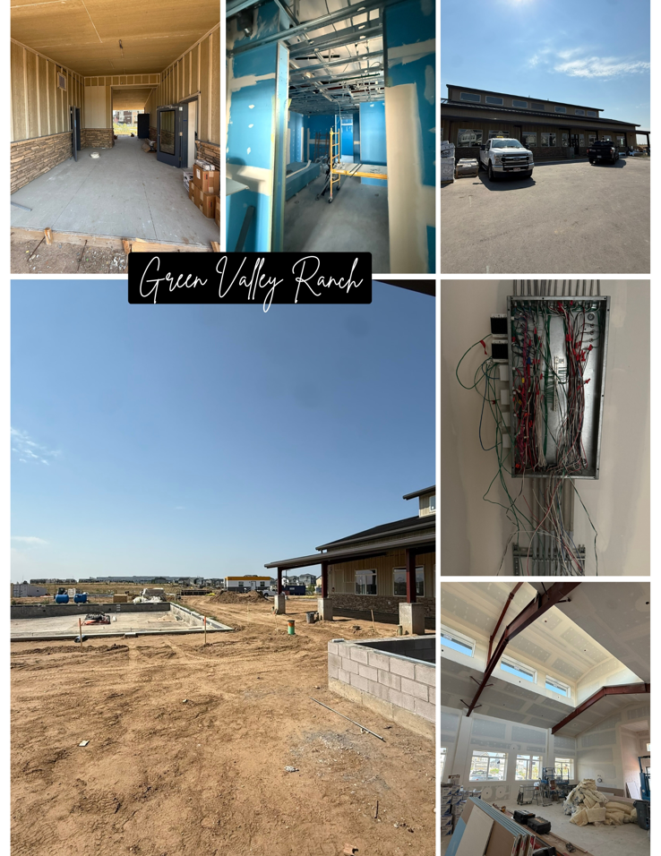 An electrical panel with wiring in progress during a new construction project by Pine Valley Electric, Inc. in Parker, CO.