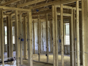 Electrical pre-wiring in a new construction home by Elving Electric in Marysville, WA
