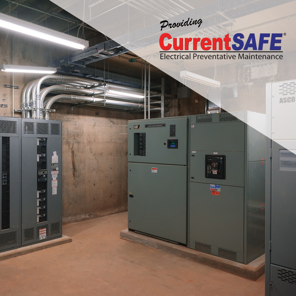 Large electrical panels and conduit for preventative maintenance services by Dane Electric in Oklahoma City, OK