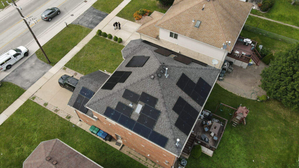 Electrical rough-in work with conduits and junction boxes installed in a new construction project by Neighborhood Electric in West Chicago, IL.